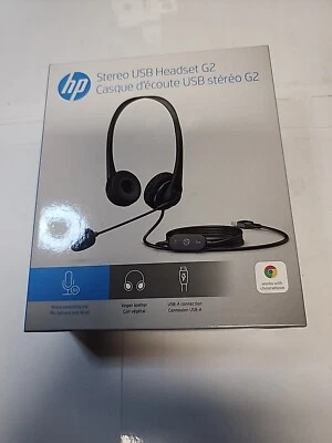 HP G2 Headset USB-A 立体声 有线 On Ear 428H5AA — 第 1/4 张图片
