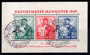 Germany 664a NH CTO Exportmesse Hannover 1949 S/S, pictorial cancels - Picture 1 of 1