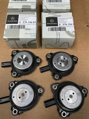 4x Mercedes-Benz C E CL CLS G GL ML Genuine Camshaft Adjuster Magnets Solenoids - Imagen 1 de 4