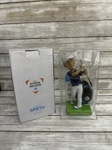 NIB Jordan Spieth PGA Golf 2016 AT&T Byron Nelson Bobblehead Cover