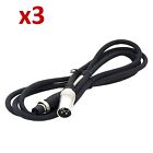 QTY  3 Power Cable for Doner Kebab Cutter EASYCUT, ENIGMEX, RITEPRICE, UNIKUT
