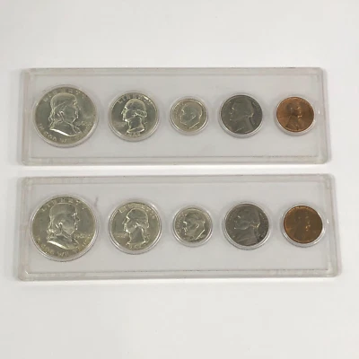 (1) 1962 P&D United States SILVER Mint Set in " WHITMAN " Plastic Holder - Image 1 of 4