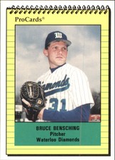 1991 Waterloo Diamonds ProCards #1249 Bruce Bensching