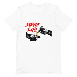 Stogie Life Tough Hands Urban Art Cigar Short-Sleeve Unisex T-Shirt - Picture 1 of 15
