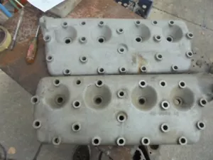 Ford Flat Head Model Aluminum Cylinder Heads 21 Bolt Pt # 40-6049 40-6050 Set#1 - Bild 1 von 4