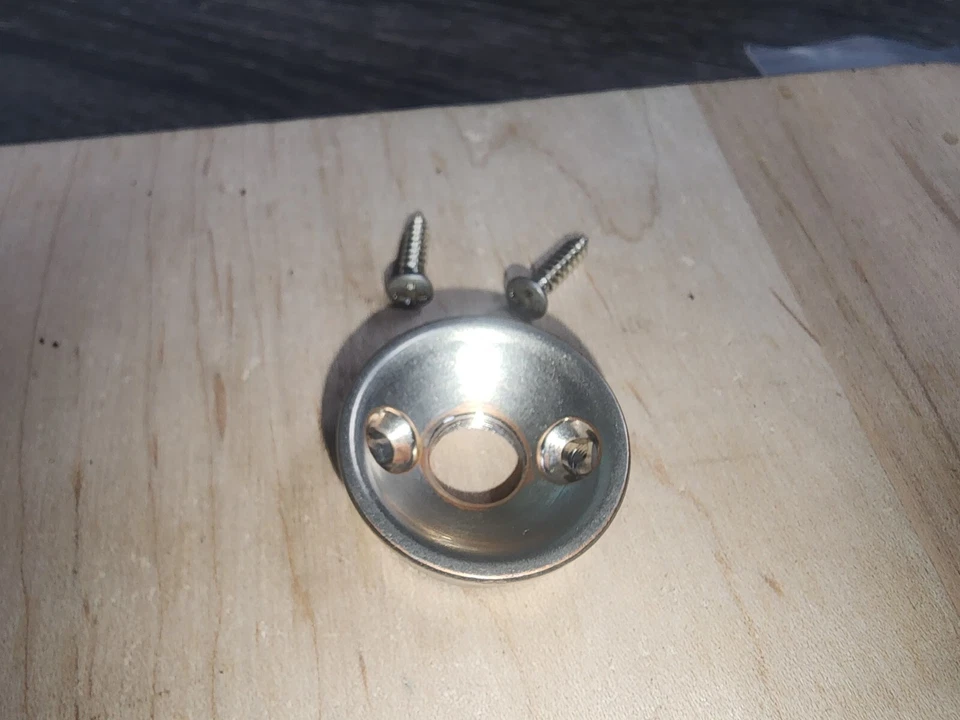 Allparts Satin Chrome ElectroSocket Jack Cup for Telecaster