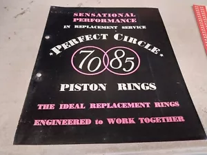1935 PERFECT CIRCLE PISTON RINGS Catalogues 1920s on - Picture 1 of 7