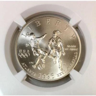 1996 S Soccer Half Dollar NGC MS70 ***Rev Tye's Coin Stache*** #301789 - Image 1 of 4