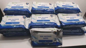 24 PACKS of 50 WIPES (1200 Total) Multi-Purpose Sanitary/Disinfectant Wipes. - Picture 1 of 4