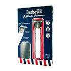 Barbasol Cbt1-6002-Slv T-Blade Trimmer Rechargeable Zero Gapped 4 Guide Combs