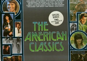 THE AMERICAN CLASSICS 40 ORIGINAL HITS 12"x33rpm COMPILATION DOUBLE ALBUM nmc - Picture 1 of 2