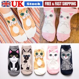Ladies Novelty Socks Soft Comfortable Cotton Cute Funny Women Cat Socks