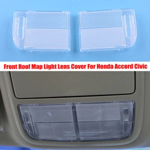 2X Cubierta de lente de luz de mapa de lectura de techo transparente para Honda Civic Sedán 2006-2015 - Imagen 1 de 11