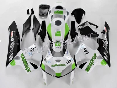 Fit for 2005 2006 CBR600RR White Green Black Hannspree ABS Injection Fairing Kit - Imagem 1 de 4