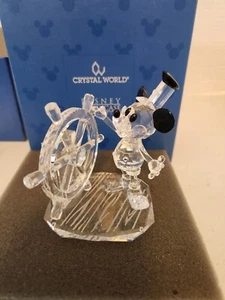 Crystal World Steamboat Willie mit Originalkarton und Zertifikat #227/2750 Neu - Bild 1 von 6