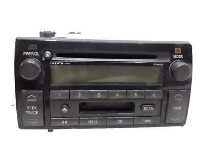 02 03 04 Toyota Camry SE AM FM CD cassette radio receptor OEM 12214139 AD6807 Foto 1 de 4