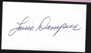 Louie Dampier Kentucky Colonels ABA San Antonio Spurs NBA Guard Cut Signature - Picture 1 of 1