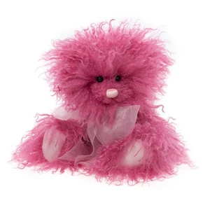 Charlie Bears Fizz Bomb - Lindo oso de peluche rosa coleccionable - Imagen 1 de 5