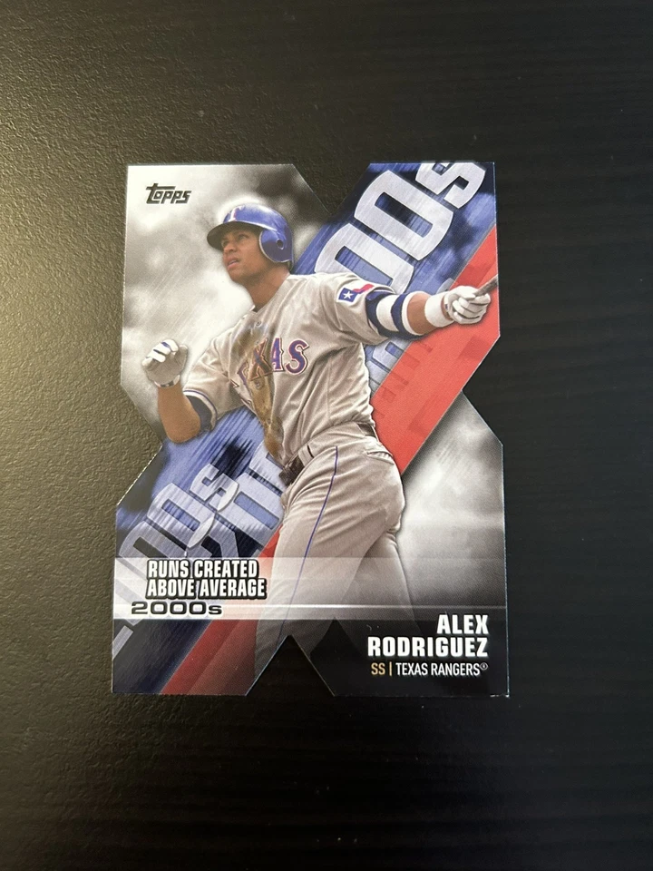Alex Rodriguez 2020 Topps Decade of Dominance #DOD-13 Texas Rangers die cut - Image 1 of 2