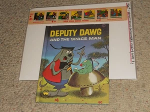 1962 DEPUTY DAWG KENNER GIVE A SHOW SLIDE + 1961 WONDER BOOK - ALIENS & SPACE!!! - Picture 1 of 4