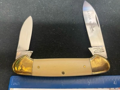 Cuchillo para canoa de kayak Parker Cut Co., mangos compuestos en crema, DH Foto 1 de 4