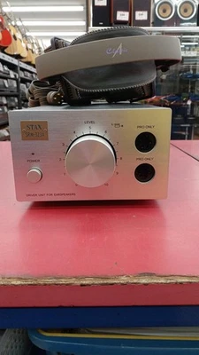 STAX SRM-323A Amplifier & SR-303 Headphone Works Tested Made in Japan OM04 4.0 - Image 1 of 4