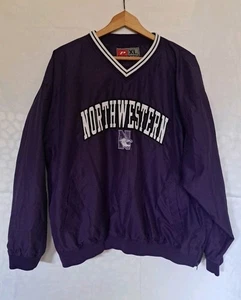 University Of Northwestern Wildcats Pullover Windbreaker Jacke XL - Bild 1 von 3