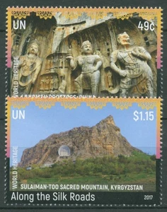 ONU Nueva York 2017 Patrimonio de la Humanidad UNESCO Ruta de la Seda 1630/31 nuevo - Imagen 1 de 1