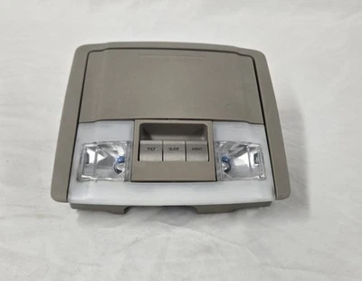 2010 Lincoln Navigator interior teto superior console mapa conjunto de luz - Imagem 1 de 4