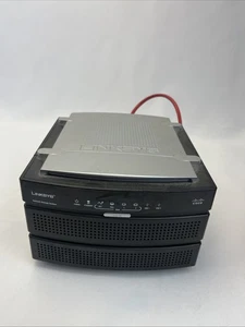 Linksys Cisco NAS200 Netzwerkspeichersystem mit 2 Einschüben OHNE NETZTEIL - Bild 1 von 4