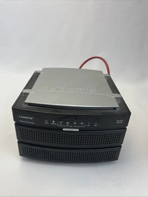 Linksys Cisco NAS200 Network Storage System with 2 Bays NO AC ADAPTER - Image 1 of 4
