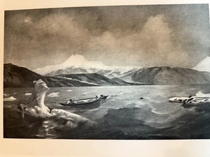 1888 Photogravure “Mounts Fairweather And Crillon” WB Styles Glacier Bay Alaska - Picture 1 of 4