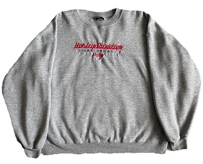 Sudadera Café Harley Davidson Las Vegas Años 90 De Colección Talla 2XL Hecha en EE. UU. Foto 1 de 4