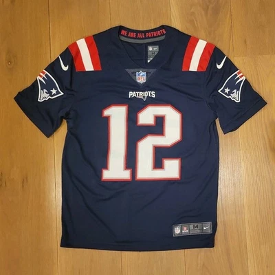 Camiseta deportiva para hombre Nike Tom Brady New England Patriots Vapor color limitado Rush mediana Foto 1 de 4