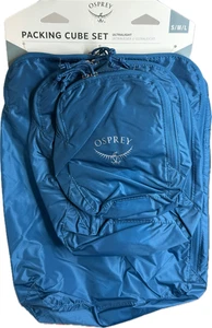 Juego de cubos de embalaje ultraligeros Osprey S/M/L azul frente al mar (nuevo con etiquetas) - Imagen 1 de 4