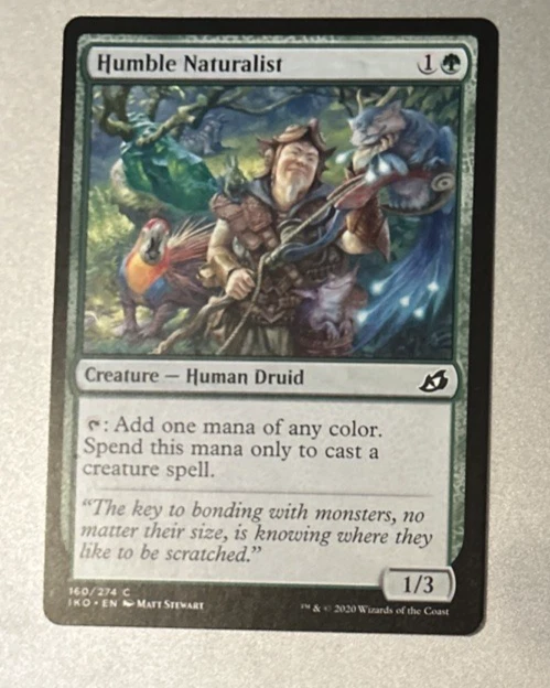 Humble Naturalist 160 Ikoria: Lair of Behemoths IKO MTG Magic the Gathering - Image 1 of 1