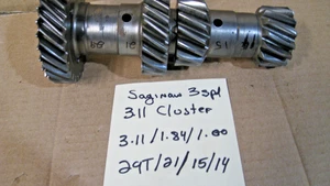 68 - 78  Saginaw 3 Speed  Cluster Gear  29-21-15-14   3.11/ 1.84/ 1.00 - Picture 1 of 9