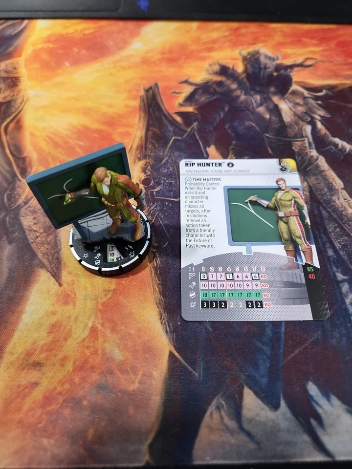 DC Heroclix 048 Rip Hunter Masters Of Time Super Rare Figure New W Card - Image 1 of 1