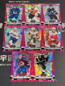 2024-25 O-Pee-Chee Platinum Hockey Will Smith Jason Polin Pink Magma Lot*8 - Bild 1 von 2