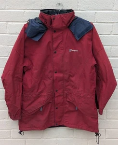 Berghaus Women’s High Performance Gore-Tex Jacket Mountain Hooded Size 12 Red - Picture 1 of 11
