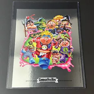 JOE SIMKO SILVER POSTER Version II Garbage Pail Kids - Picture 1 of 1