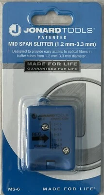 Jonard Tools MS-6 Mid Span Fiber Optic Cable Slitter 1.2 mm - 3mm - Image 1 of 4
