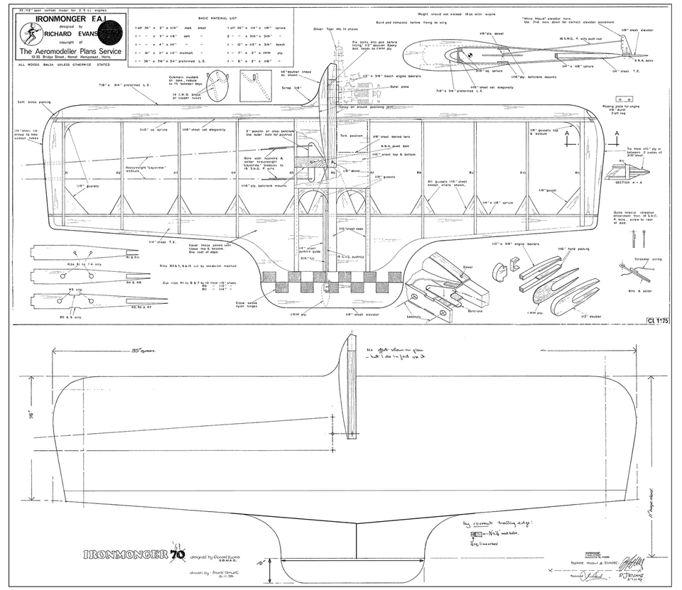 IRONMONGER classic control line combat model plan - Image 1 of 1
