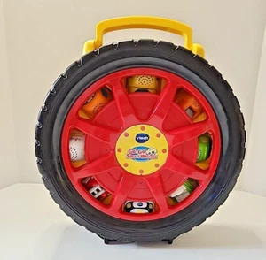 VTech Go Go Smart Wheels Launch And Go Reifentragetasche mit 8 Autos. - Bild 1 von 9
