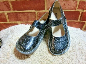 Alegria Women’s Size 36 Shinny Black Pal-541 Clogs Mules Nurse Professional 4233 - Picture 1 of 11