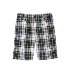 Gymboree Desert Explorer Plaid Shorts New NWT Boys 4 blue green white - Picture 1 of 1