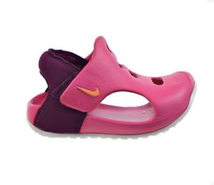 Nike Sunray Protect 3 (TD) Toddler's Sandals Pink Prime-Sangria-White Size 6c