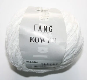 Lang Yarns EOWYN 60% Cotton  40% Polyester 962.0001 White 50gr 70m - Picture 1 of 3