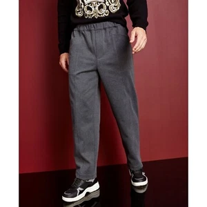 Royalty by Maluma Men's Solid Textured Twill Pants, Grey, Size XL, NWT - Picture 1 of 5