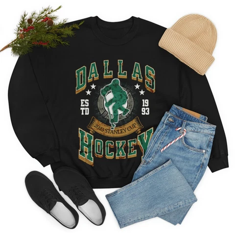 Dallas Stars Crewneck Sweatshirt | Hockey Apparel | Hockey Gear Cover